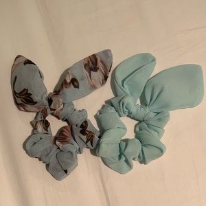 Baby Blue & Floral Bow Ties